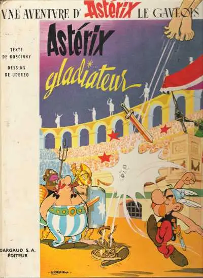 Couverture de l'album Astérix Tome 4 Astérix gladiateur