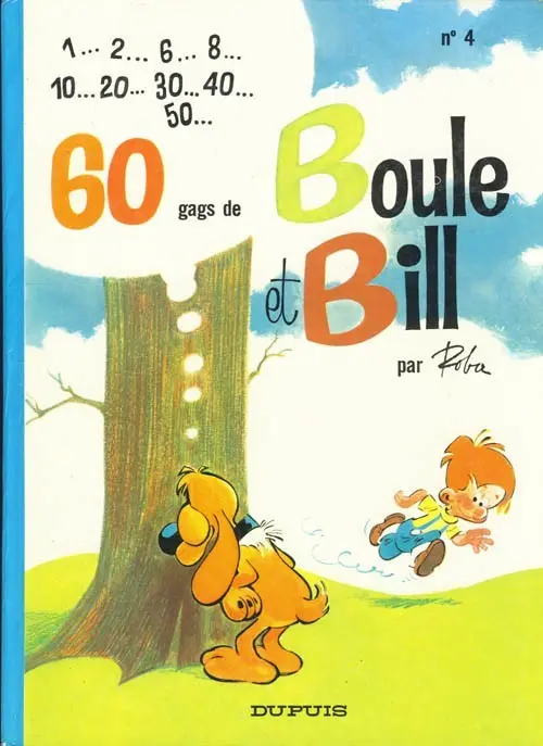 Couverture de l'album Boule & Bill Tome 4 60 gags de Boule et Bill