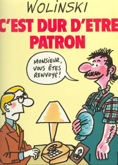 Couverture de l'album C'est dur d'être patron