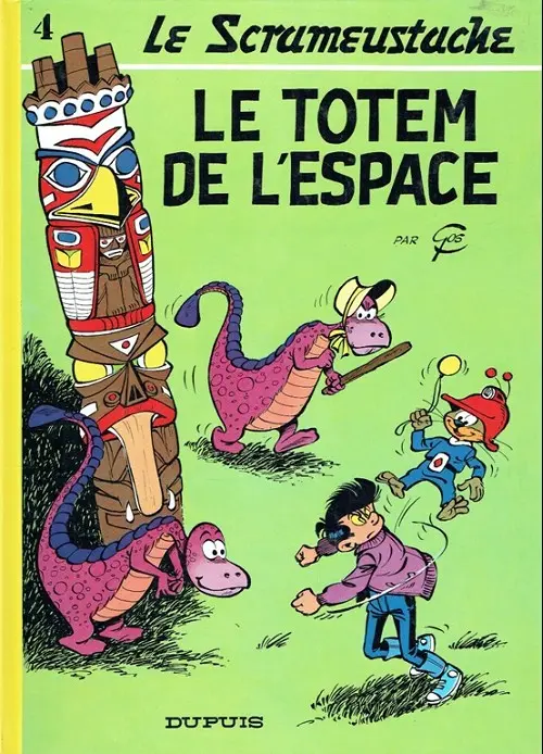 Couverture de l'album Le Scrameustache Tome 4 Le totem de l'espace