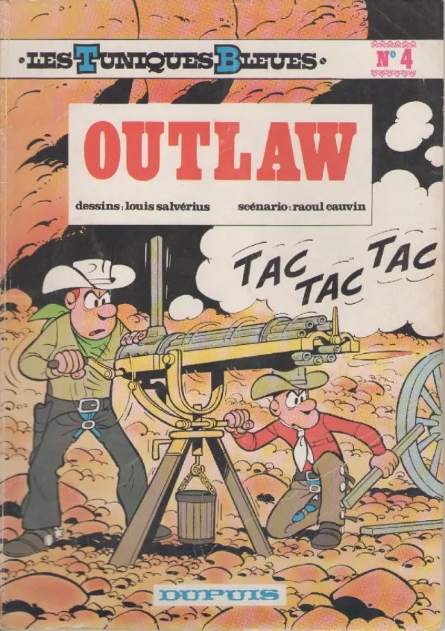 Couverture de l'album Les Tuniques Bleues Tome 4 Outlaw