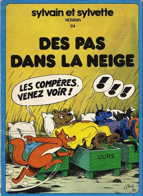 Couverture de l'album Sylvain et Sylvette Tome 24 Des pas dans la neige