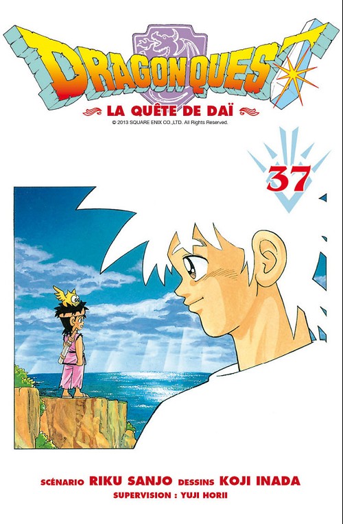 Couverture de l'album Dragon Quest - La quête de Daï Tome 37 Adieu, ma terre bien aimée