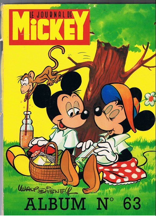 Couverture de l'album Le Journal de Mickey Album N° 63