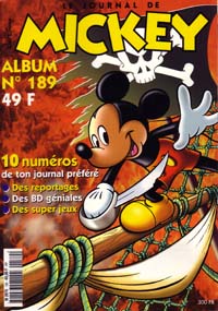 Couverture de l'album Le Journal de Mickey Album N° 189