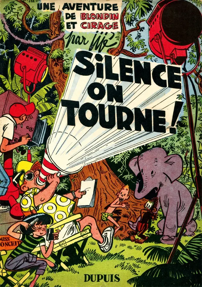 Couverture de l'album Blondin et Cirage Tome 8 Silence on tourne !