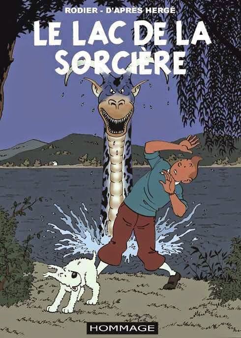 Couverture de l'album Tintin Le lac de la sorcière