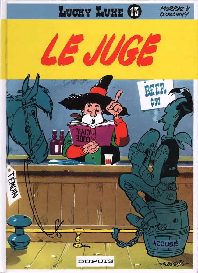 Couverture de l'album Lucky Luke Tome 13 Le juge