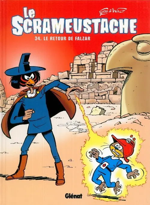 Couverture de l'album Le Scrameustache Tome 34 Le retour de Falzar
