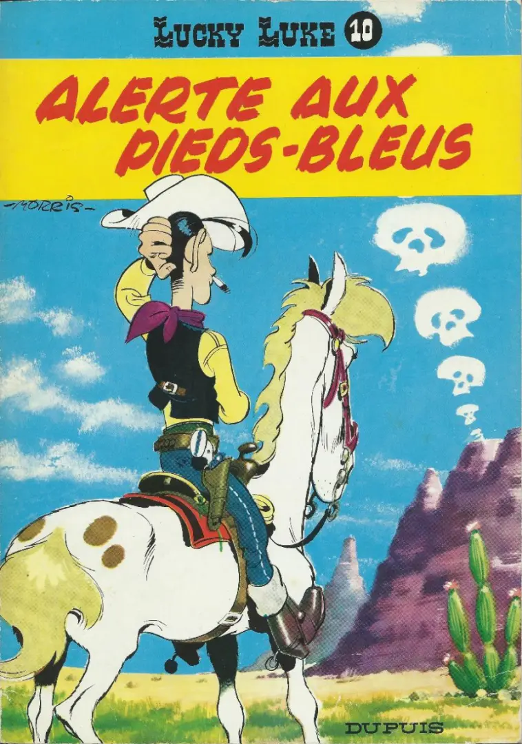 Couverture de l'album Lucky Luke Tome 10 Alerte aux pieds-bleus