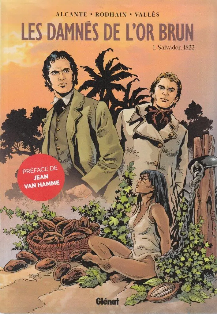 Couverture de l'album Les damnés de l'or brun Tome 1 Salvador, 1822