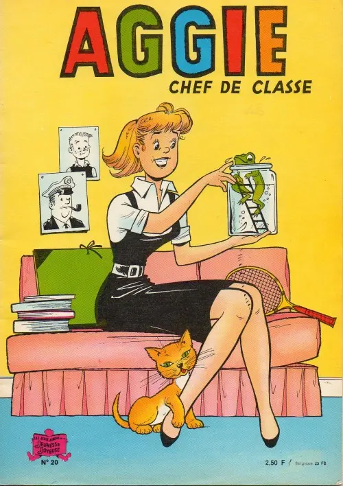 Couverture de l'album Aggie N° 20 Aggie chef de classe