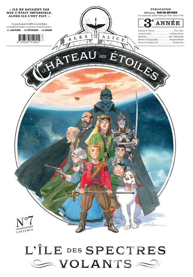 Couverture de l'album Le Château des étoiles N° 7 L'Île des spectres volants