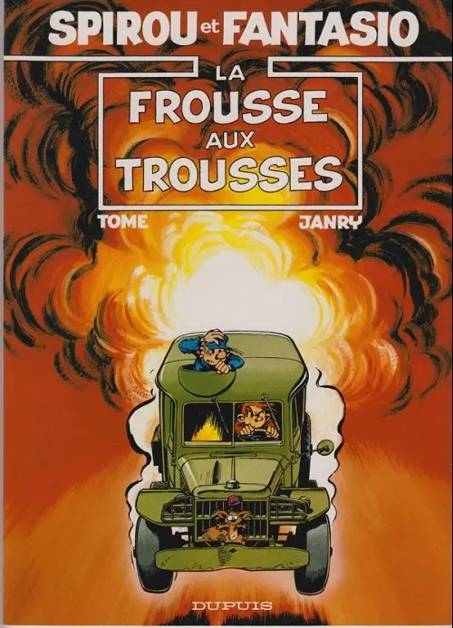 Couverture de l'album Spirou et Fantasio Tome 40 La frousse aux trousses