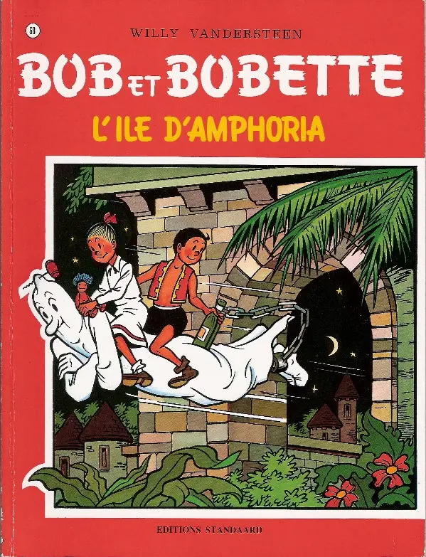 Couverture de l'album Bob et Bobette Tome 68 L'île d'Amphoria