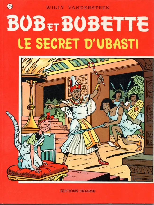 Couverture de l'album Bob et Bobette Tome 155 Le secret d'Ubasti