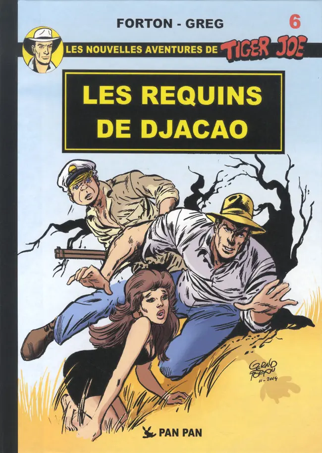 Couverture de l'album Tiger Joe Tome 9 Les requins de Djacao
