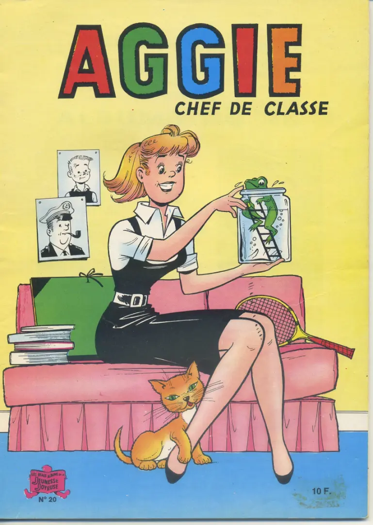 Couverture de l'album Aggie N° 20 Aggie chef de classe