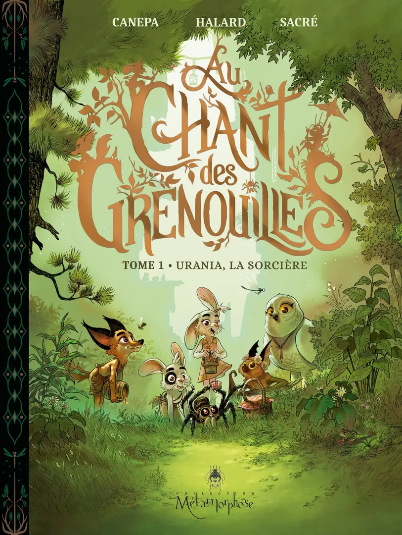 Couverture de l'album Au chant des grenouilles Tome 1 Urania, la sorcière