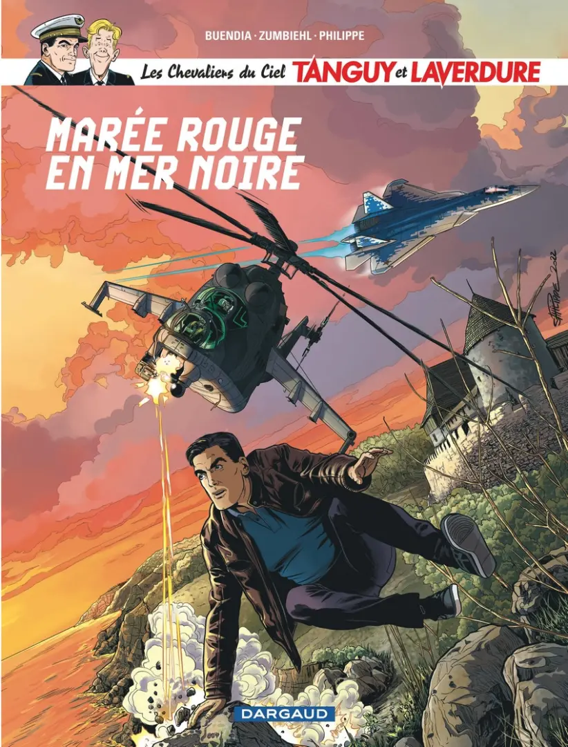 Couverture de l'album Les Chevaliers du Ciel Tanguy et Laverdure Tome 11 Marée rouge en mer Noire