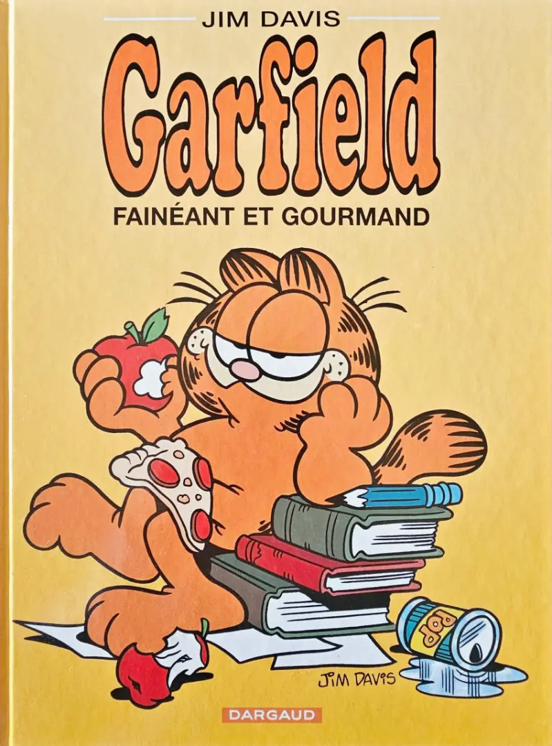 Couverture de l'album Garfield Tome 12 Fainéant et gourmand