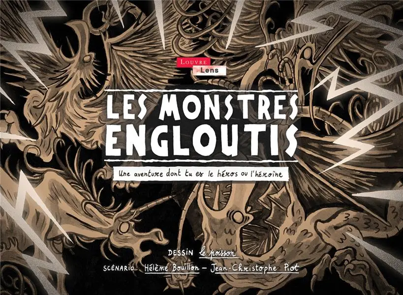 Couverture de l'album Les monstres engloutis Une aventure dont tu es le héros ou l'héroine
