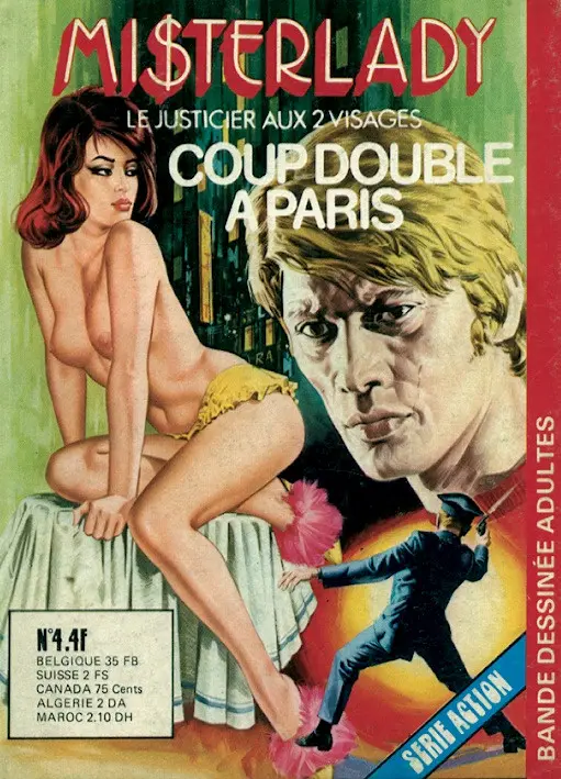 Couverture de l'album Mi$terlady - Le justicier aux 2 visages Tome 4 Coup double à Paris