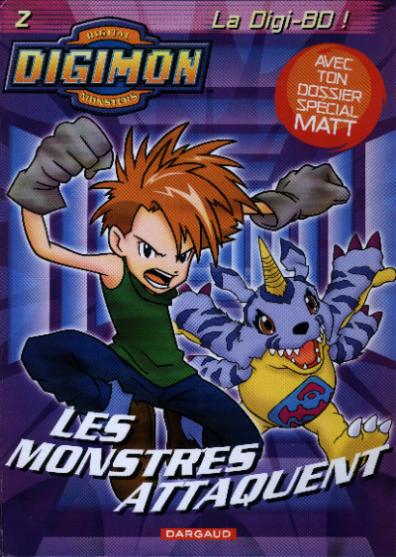 Couverture de l'album Digimon Tome 2 Les Monstres Attaquent