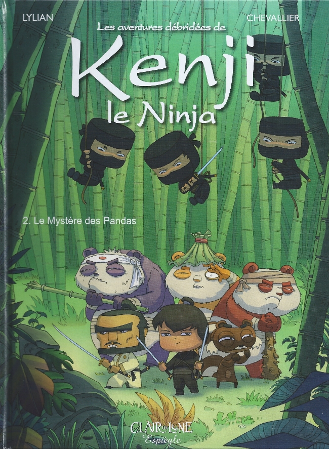 Couverture de l'album Les aventures débridées de Kenji le Ninja Tome 2 Le Mystère des Pandas