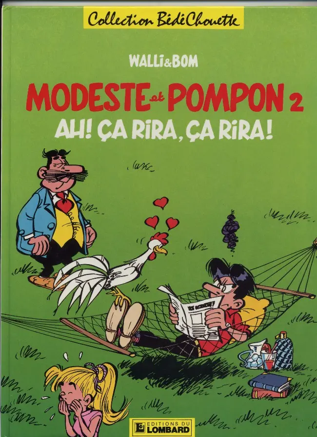 Couverture de l'album Modeste et Pompon Tome 2 Ah! Ça rira, ça rira !