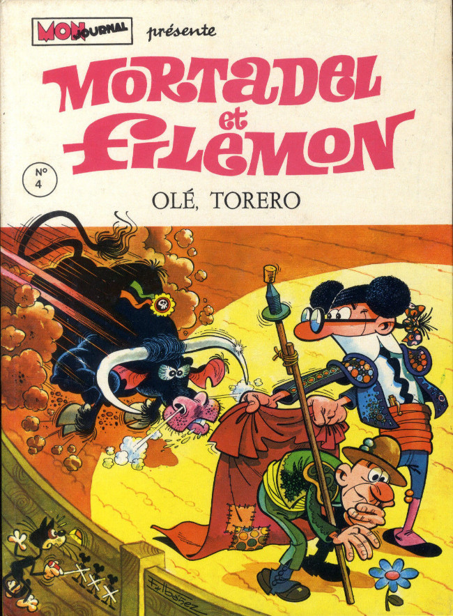 Couverture de l'album Mortadel et Filémon Tome 4 Olé, Toréro