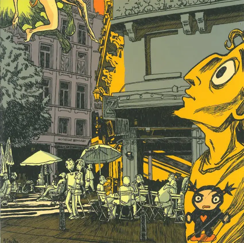 Planche de l'album Carrément Bruxelles - Ronduit Brussel