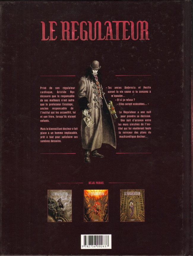 Verso de l'album Le Régulateur Tome 3 Ophidia