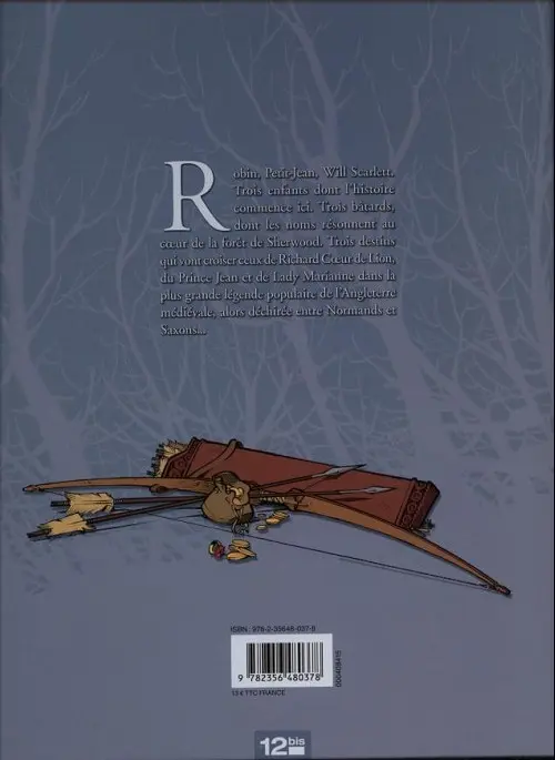 Verso de l'album Robin Tome 1 Les trois bâtards