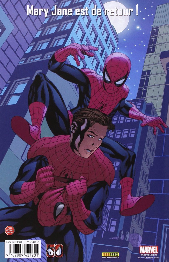 Verso de l'album Spider-Man - Un jour nouveau Tome 2 La Première Chasse de Kraven