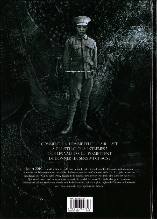 Verso de l'album Le Temps du rêve Tome 2 Fromelles