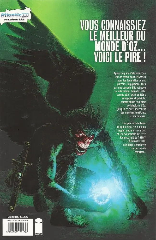 Verso de l'album Les Assassins d'Oz Tome 1 [No Place Like Home]
