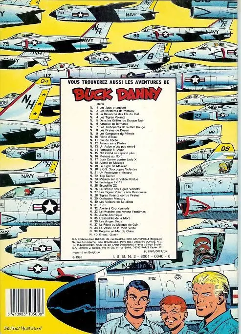 Verso de l'album Buck Danny Tome 3 La revanche des fils du ciel