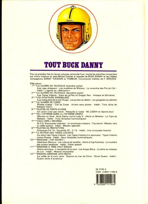 Verso de l'album Tout Buck Danny Tome 6 De l'Extrême-Nord à l'Extrême-Orient