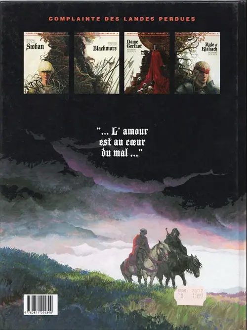Verso de l'album Complainte des Landes perdues Sioban Tome 4 Kyle of Klanach