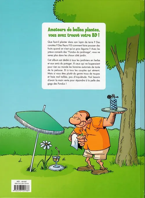 Verso de l'album Les Fondus Tome 6 Les fondus du jardinage