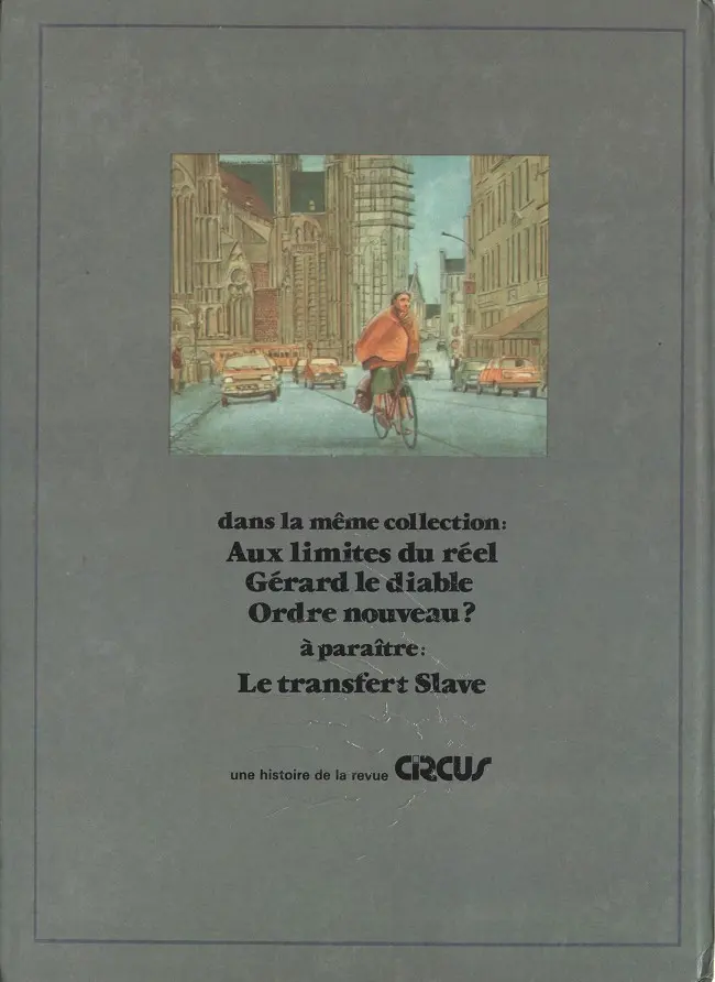 Verso de l'album Jaunes Tome 2 Gérard le diable