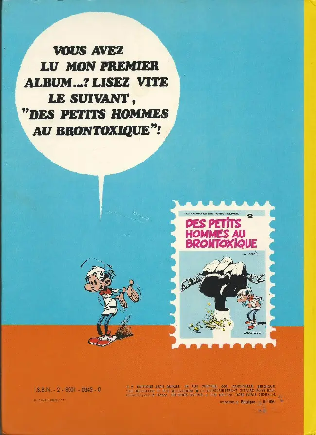 Verso de l'album Les Petits hommes Tome 1 l'exode