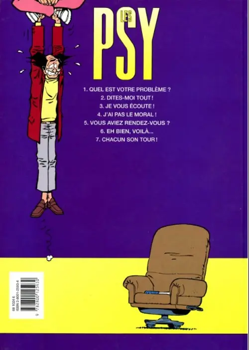 Verso de l'album Les Psy Tome 6 Eh bien, voilà...