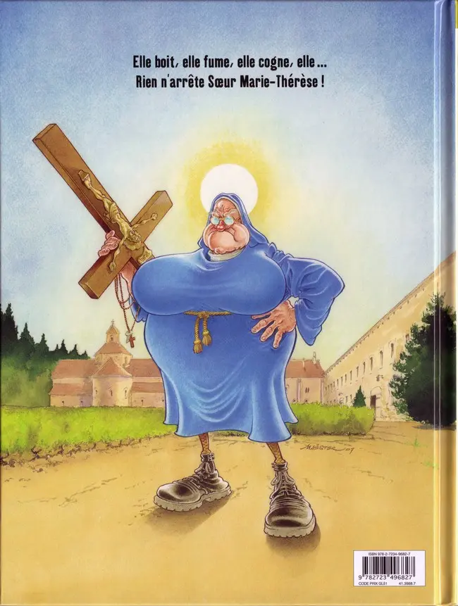 Verso de l'album Soeur Marie-Thérèse des Batignolles Tome 1