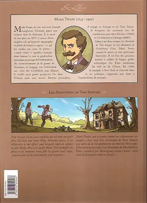 Verso de l'album Les Aventures de Tom Sawyer Volume 3
