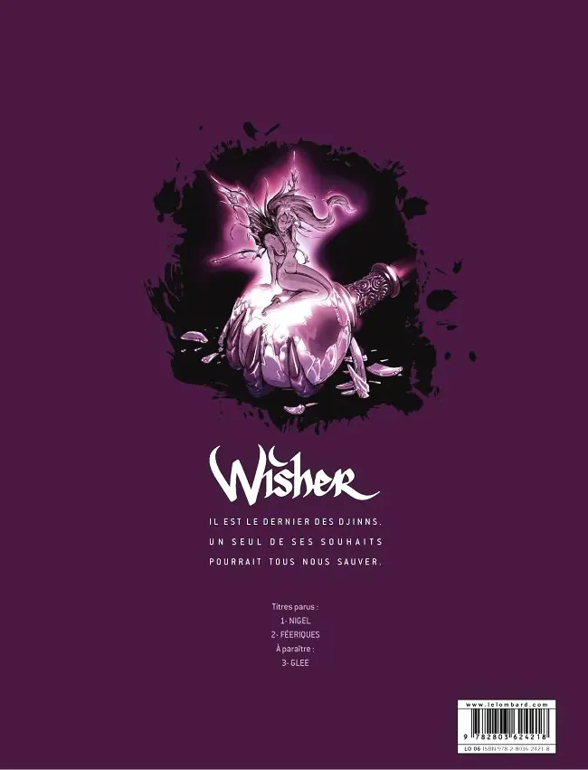 Verso de l'album Wisher Tome 1 Nigel