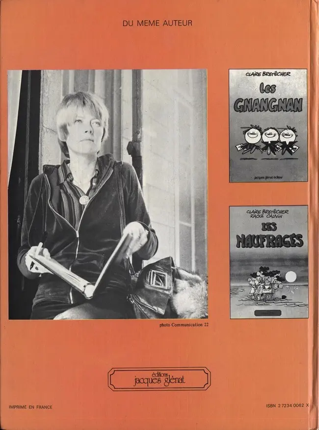 Verso de l'album Baratine et Molgaga