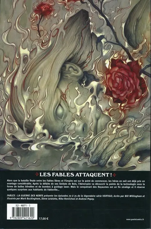 Verso de l'album Fables Tome 14 La guerre des nerfs