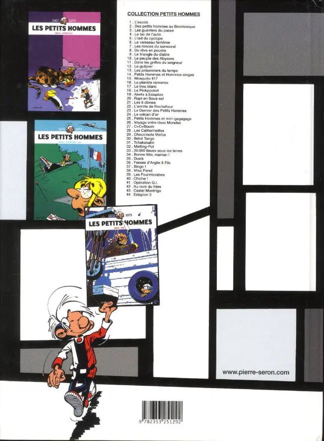 Verso de l'album Les Petits hommes Tome 44 Eslapion 3